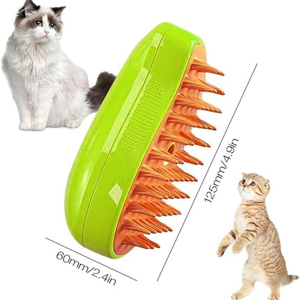 HMA Dog and cat Pet Spray Massage Comb and Pet Brush with Charging Cable
