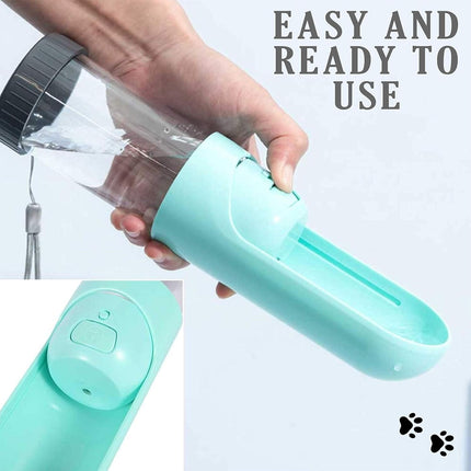 HMA Dog and cat Portable Folding Pet Drinking Water Bottle 300 ml