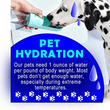 HMA Dog and cat Portable Folding Pet Drinking Water Bottle 300 ml