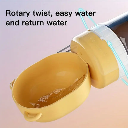 HMA Dog and cat Portable pet water bottle and food container 400 ml