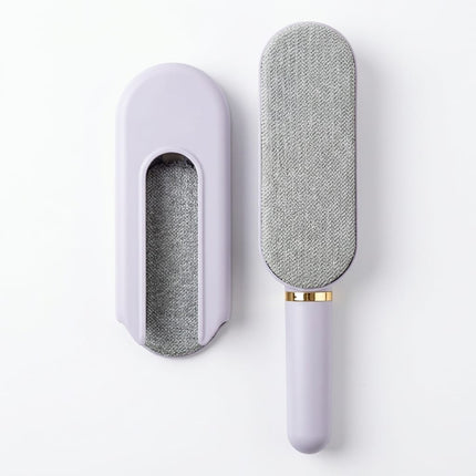 HMA Dog and cat Reusable Pet Hair Remover Brush with Self-Cleaning Base Portable Dog And Cat Fur Remover for Furniture & Clothes