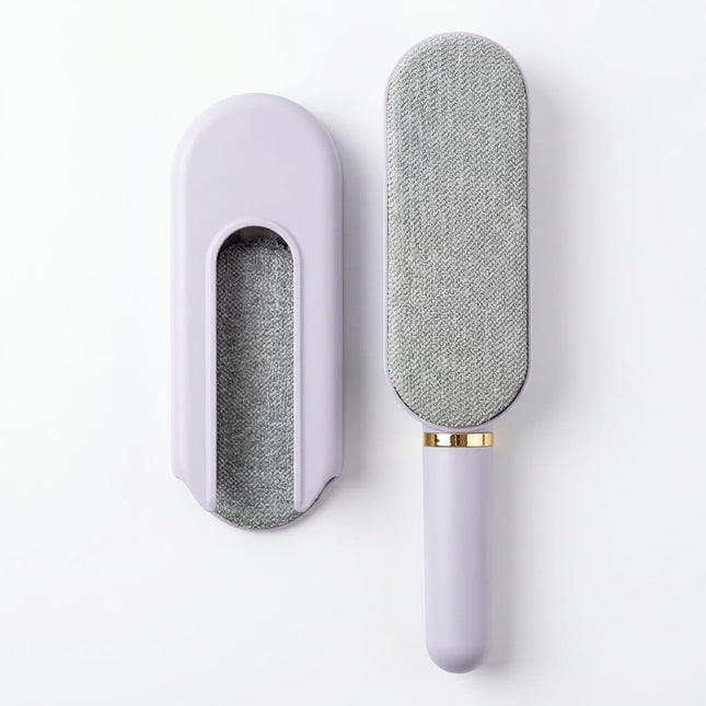 HMA Dog and cat Reusable Pet Hair Remover Brush with Self-Cleaning Base Portable Dog And Cat Fur Remover for Furniture & Clothes