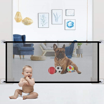 HMA Dog and cat Safe Portable Folding Magic Pet Gate 180 in 75 cm