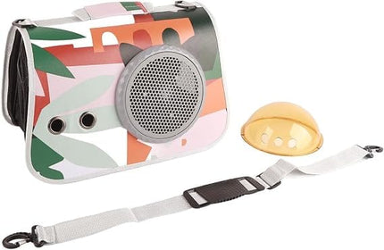 HMA Dog and cat SAMSIER Pet Carrier for Small Cat and Dog Multicolor Geometric Print