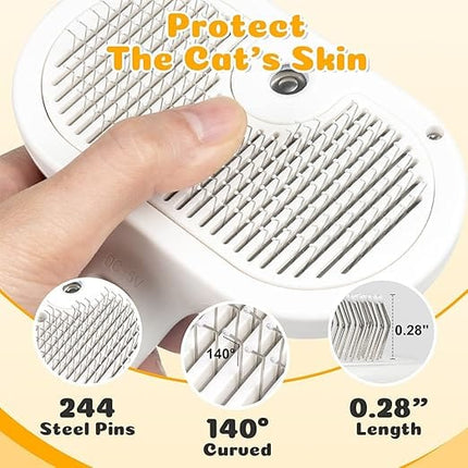 HMA Dog and cat Spray Cat Brush for Shedding