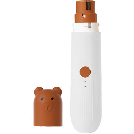 HMA Dog and cat Super Quiet Electric Pet Nail Trimmer with LED Light