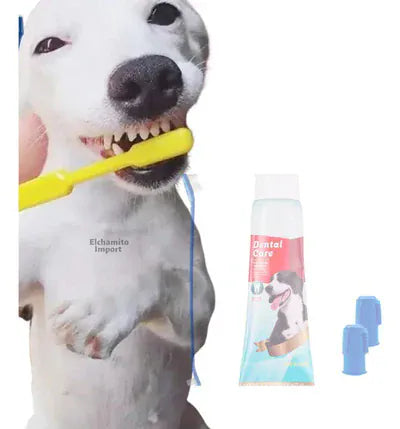 HMA Dog and cat Toothpaste and toothbrush with finger brush 95 gr