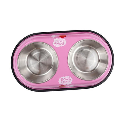 HMA Dog and cat two bowl water and food For Cat
