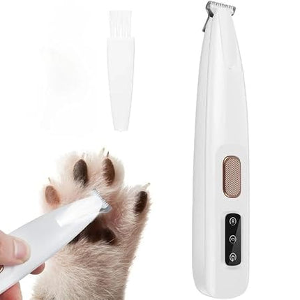 HMA Dog and cat USB Rechargeable Pet Hair Trimmer and Paw Grooming Clipper for Cats And Dogs