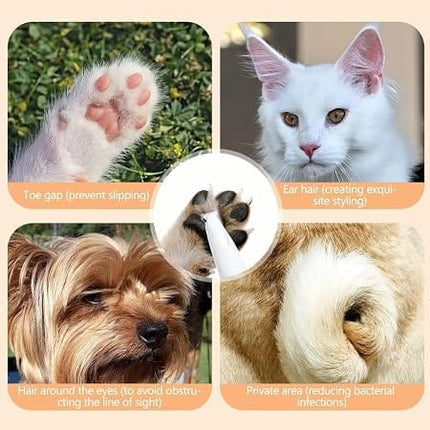 HMA Dog and cat USB Rechargeable Pet Hair Trimmer and Paw Grooming Clipper for Cats And Dogs