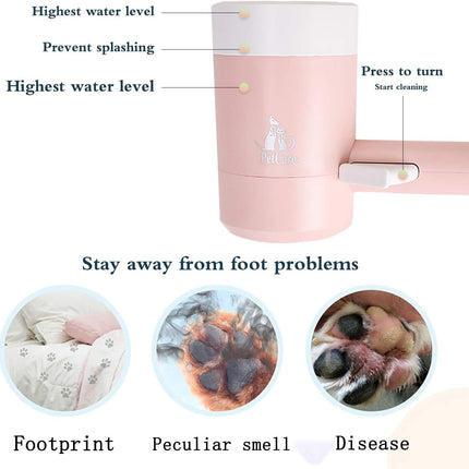 HMA Dog Automatic Dog Paw Washer Cup