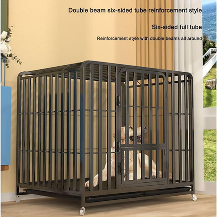 HMA Dog Dog Kennels and Crates for Dog Metal 100 in 65 cm 6 pcs