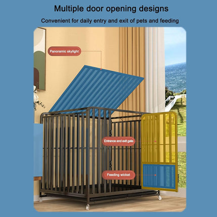 HMA Dog Dog Kennels and Crates for Dog Metal 100 in 65 cm 6 pcs