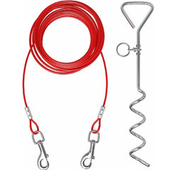 HMA Dog Dog Tether with Stainless Steel Ground Spike 5 m