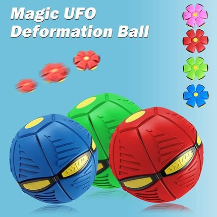 HMA Dog Magic UFO Ball  LED Flying Flat Throw Disc Toy