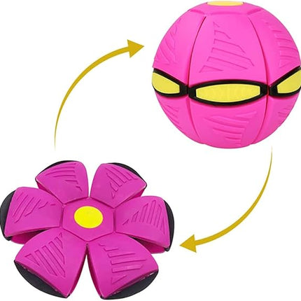 HMA Dog Magic UFO Ball  LED Flying Flat Throw Disc Toy