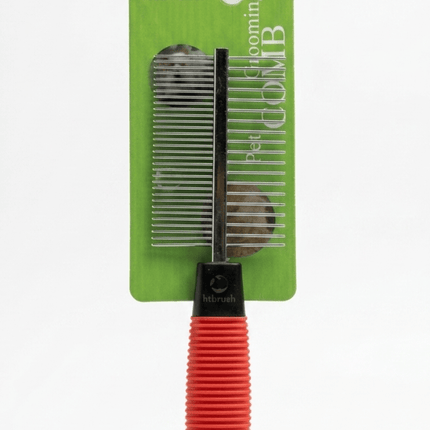 htbrush Dog htbrush Pet Grooming Comb Ergonomic Handle for Dogs and Cats