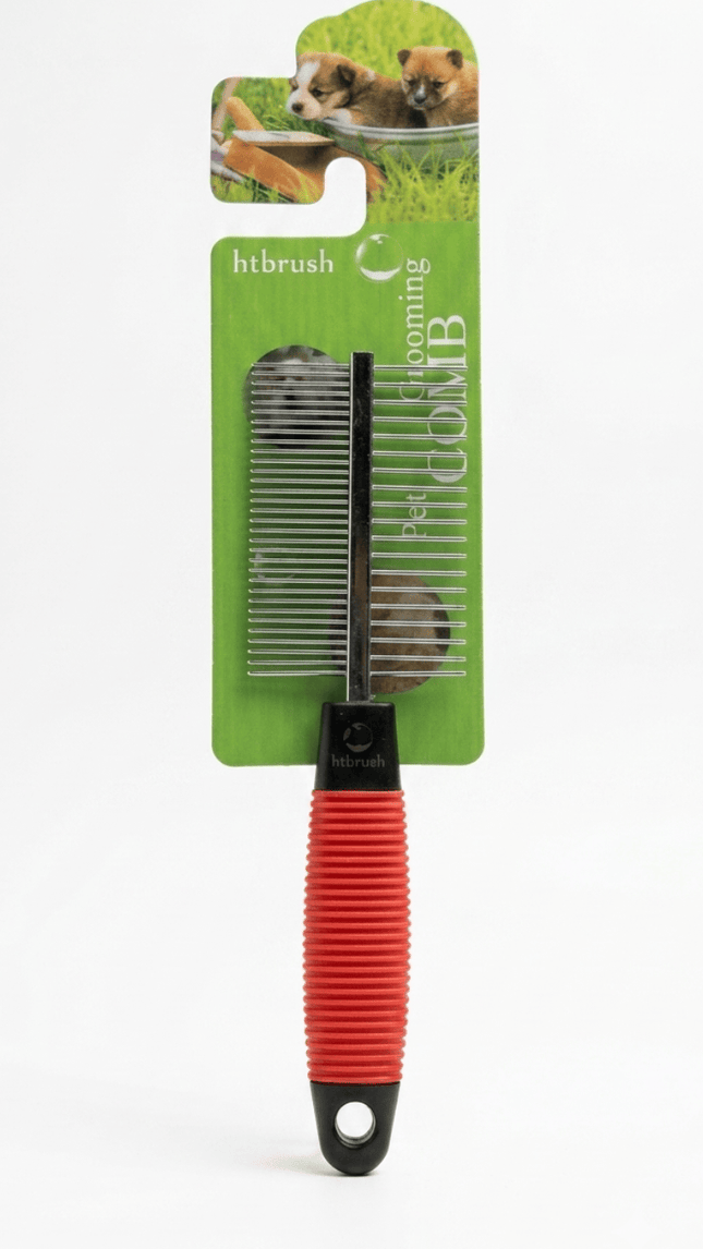 htbrush Dog htbrush Pet Grooming Comb Ergonomic Handle for Dogs and Cats