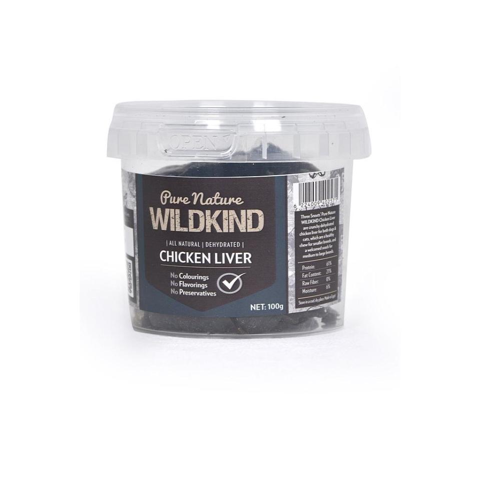 Three Snouts Wildkind Chicken Liver 100G