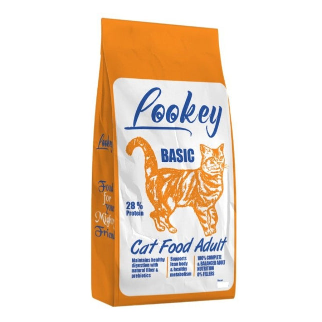 Lookey Basic Dry Food for Adult Cats 1 kg