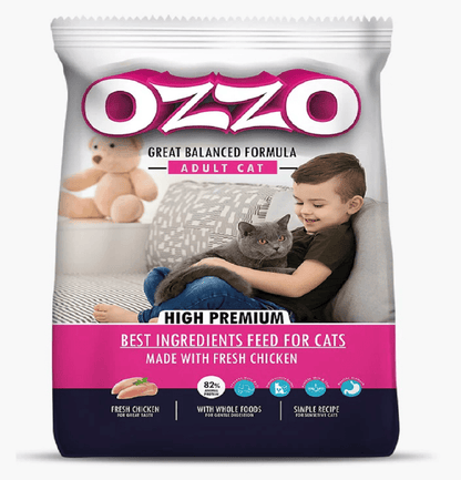 Ozzo Dry Food with Chicken for Sensitive Adult Cats 4 kg