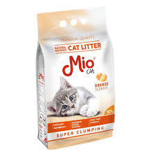 Mio Cat Litter Orange Scented Super Clumping 10L