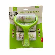 Nunbell 12m 3in1 Pet Hair and Lint Roller with Refill Sheets 13.8x18cm