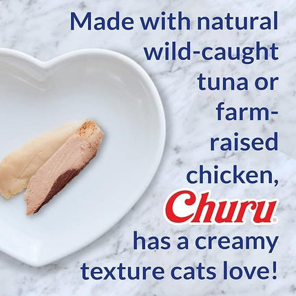 Inaba Cat Inaba Churro Chicken and Salmon Treat for Cat 4 in 14 g