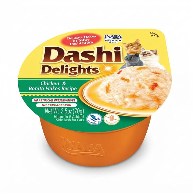 Inaba Cat Inaba Premium Dashi Delights Wet Cat Food Chicken And Bonito Flakes 70g