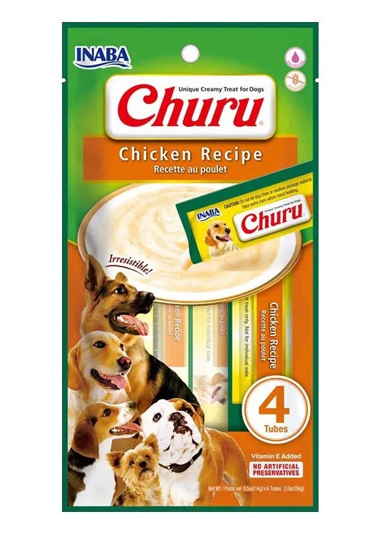 Inaba Dog Inaba Churu Rolls Chicken Recipe Dog Treats  56 g 4 Sticks