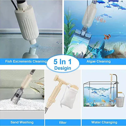Jeneca Fish Jeneca aquarium Electrical and battery Gravel Cleaner AS-615B