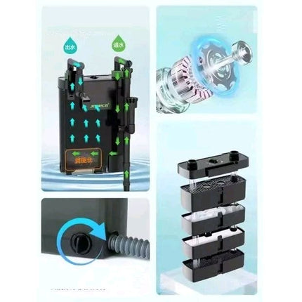 Jeneca Fish Jeneca LT-600 External Hanging Filter for Planted Aquarium