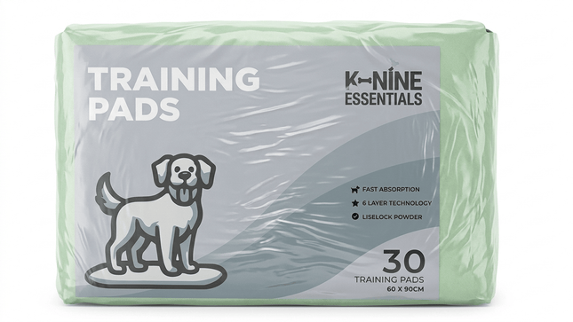 K-Nine Dog K-Nine Essentials Dog Training Pads 30 Pack 60x90cm  6 Layer Absorption