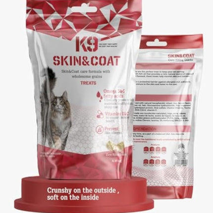 K9 Cat K9 Skin and Coat Cat Treats with Grains 60 gr