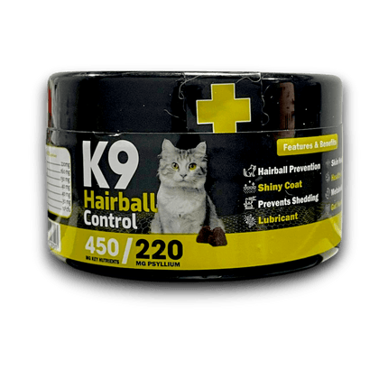 K9 Cat K9 Supplement For Cats Hairball Control 60 Pcs buy One Get One Free