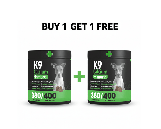 K9 Dog K9 Supplement Calcium For Dogs 90 Pcs buy One Get One Free
