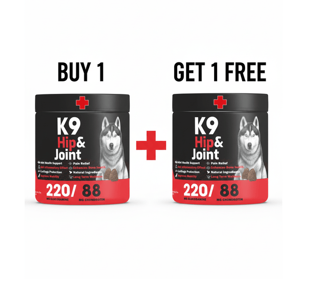 K9 Dog K9 Supplement Hip and Joint For Dogs 90 Pcs buy One Get One Free