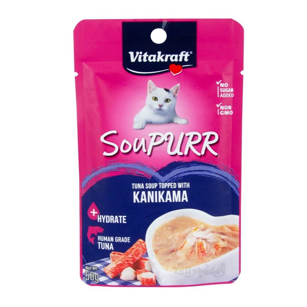 Vitakraft Soupurr Wet Cat Food Soup with Tuna And Kanikama 50 gr