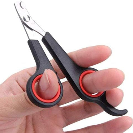 Karlie Dog and cat Small Animal Claw Scissor Trimmer Safe Stainless Steel Cat and Dog Nail Cutter with Comfort Handle