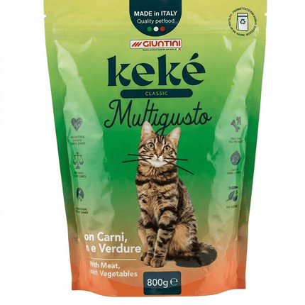 Keke Cat Keke Classic Multigusto Adult Cat Dry Food 800g