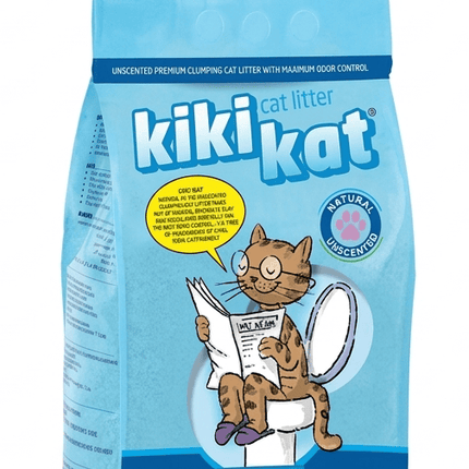 Kiki Kat Cat Kiki Kat White Bentonite Clumping Cat Litter Natural 5 L