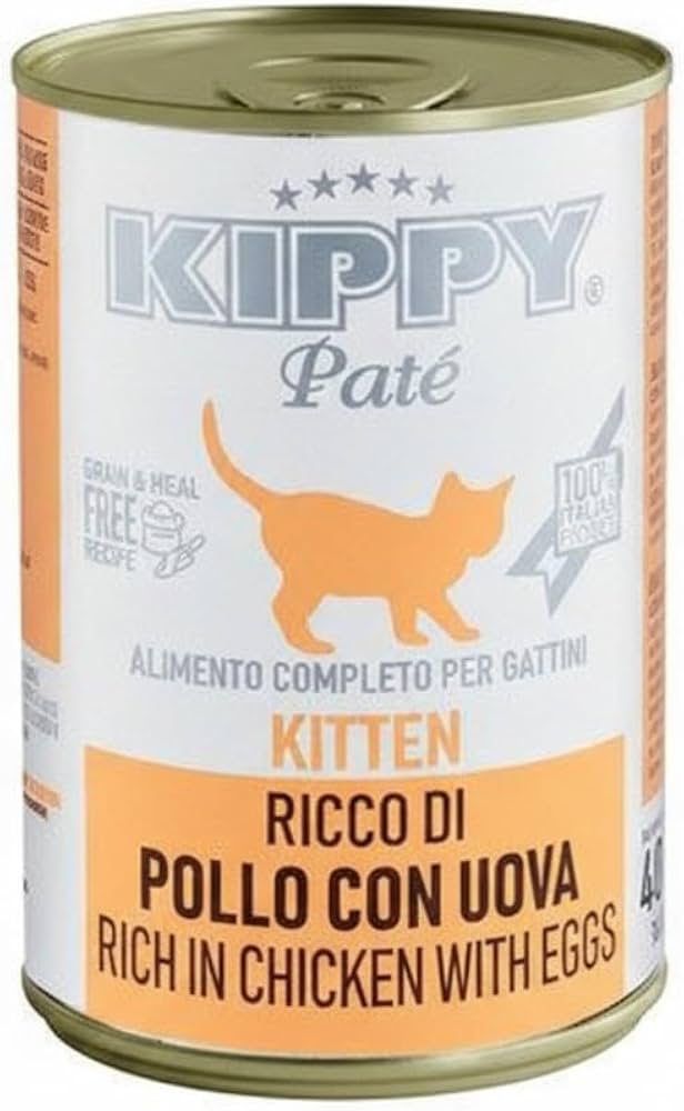 Kippy Cat Kippy Pate with Chicken and Eggs for Kittens 400 gr