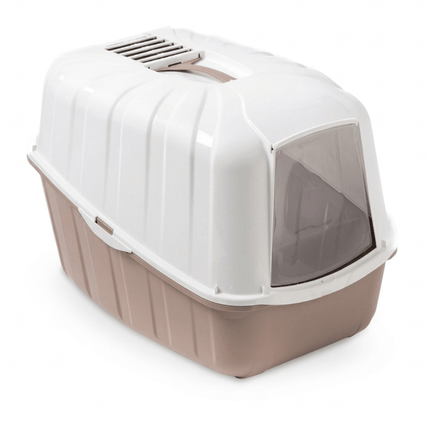 KOMODA Cat KOMODA Cat Litter Box Size 55X39X40h White And Beige