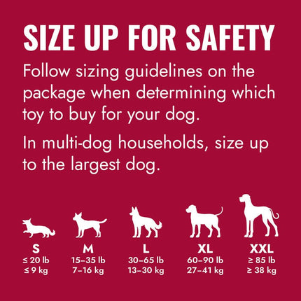 Kong Dog Kong Classic XL Red Rubber Treat Dispensing Toy for Dogs 27 to 41 kg