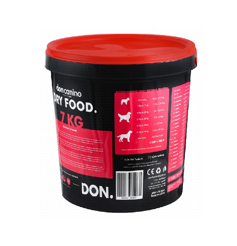 Don Canino Dry Food with Beef for adult Dogs 7 kg