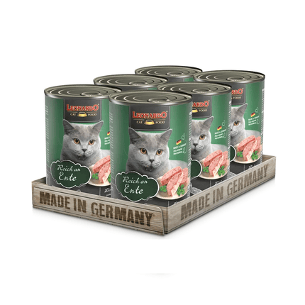 LEONARDO Cat Leonardo Adult Cat Wet Food Rich In Duck 400 gr