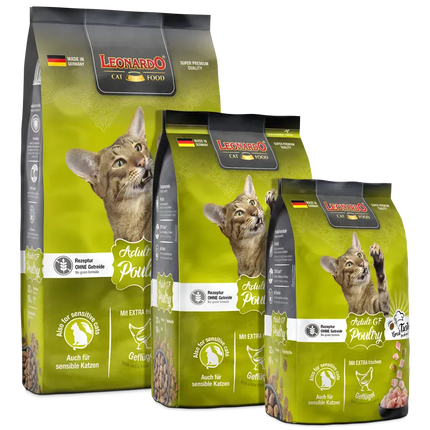 Leonardo Cat Leonardo Dry Food For Adult Cat GF With Poultry 300 gr