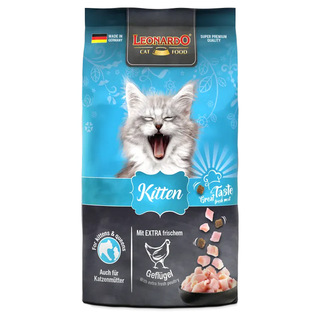 Leonardo Cat Leonardo Dry Food For kitten Cats With Poultry 300 gr