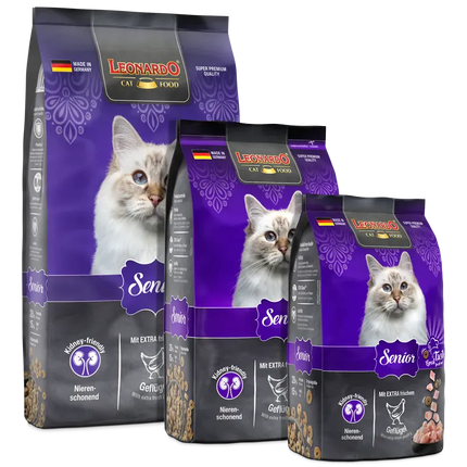 Leonardo Cat Leonardo Dry Food For Senior Cats With Chicken 1.8 kg