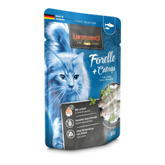 LEONARDO Cat Leonardo Wet Food Adult Cat with Trout and Catnip 85 gr